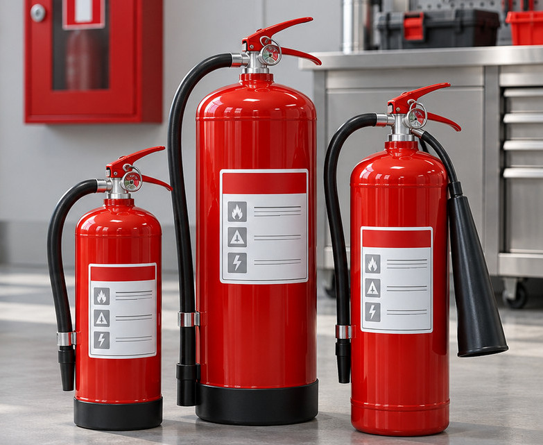 Red extinguisher workshop display2